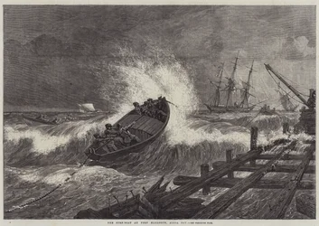 Das Brandungsboot in Port Elizabeth, Algoa Bay